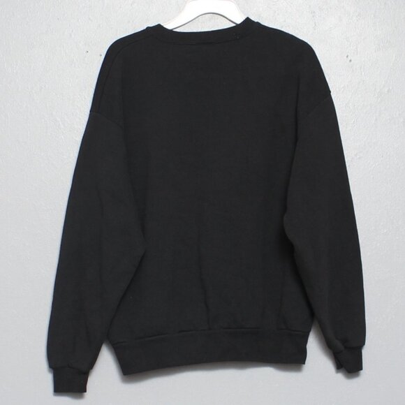 Vintage Black Sweatshirt with Yellow Print - Picture 2 of 2